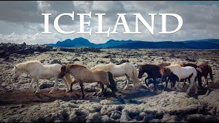 1 HOUR of BEAUTIFUL ICELAND  Nature and Horses with Relaxing Music  Stress Relief [upl. by Skiba]