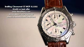 Breitling Chronomat GT Mother of Pearl A13352 [upl. by Barrett747]