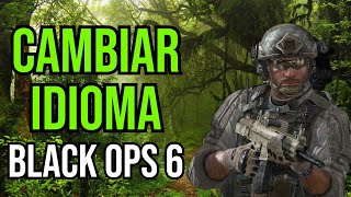 Black Ops 6 BO6 Cómo Cambiar Idioma en PS4 PS5 Xbox One Xbox Series SX Call of Duty BO6 COD [upl. by Ehsrop234]