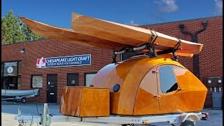 Teardrop Camper Kit by Chesapeake Light Craft  HD 1080p [upl. by Notnarb]