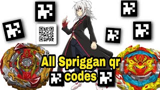 All Spryzen Qr Codes  Beyblade Burst App  Astral Spriggan S7 Qr Codes [upl. by Ashien]