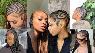 💖🦋SLAYED FULANI LEMONADE BRAIDS COMPILATION 🤩 [upl. by Yssis892]