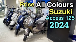 2024 Suzuki Access 125 All Colors all models price mileage review access125 [upl. by Anomer]