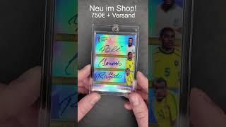 Triple Auto Pele Sampaio und Rivaldo Prizm World Cup 🇧🇷⚽️ sportscards soccercards worldcup [upl. by Yonatan]