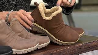 Skechers Easy Going WaterRepellent Ankle Boots Sweet Treasure on QVC [upl. by Almita]