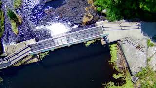 Corinna Boardwalk Corinna Maine Cinematic Maine Drone Footage [upl. by Doralyn668]