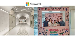 Microsoft Noida Office  Family Day 2024  Microsoft Office Tour [upl. by Eiroj]