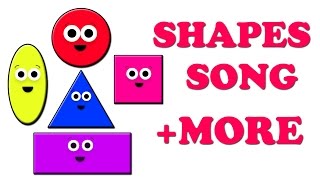 Shapes Song  Abc Song  Number Song Plus More Nursery Rhymes  kids tv [upl. by Enaasiali]