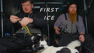 First ice walleye [upl. by Esadnac]