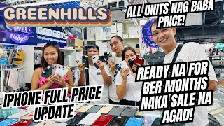 FULL PRICE LIST NG MGA IPHONES DITO SA LEGIT SELLER SA GREENHILLS IPHONE 1112131415XRSEP 2024 [upl. by Neirbo]