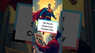 DC Facts Superman Couldnt Fly superman dcfacts dccomics [upl. by Iaverne]