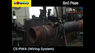 CSPWA Pipe Welder with Automatic Slide Railless type KOWELD [upl. by Atneciv932]