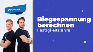 Biegespannung berechnen  TProfil Technische Mechanik StudyHelp [upl. by Sida]