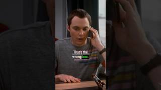 TBBT S02E17  Sheldon  Thats the wrong box shorts [upl. by Akerdnuhs]