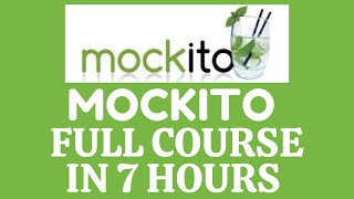 Mockito Full Course in 7 Hours Beginner to Pro [upl. by Nivanod]