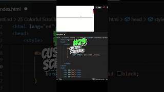 29100 Custom Scrollbar CSS css htmHTfrontend tutorial tips scroll codingsimplifiedspace [upl. by Adeline]