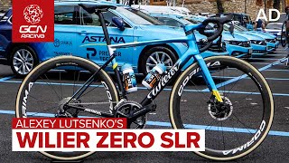 Alexey Lutsenkos Wilier Zero SLR  Team Astanas Ultralight Racing Bike [upl. by Odarnoc]