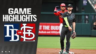 Rays vs Cardinals Game Highlights 8724  MLB Highlights [upl. by Giordano60]