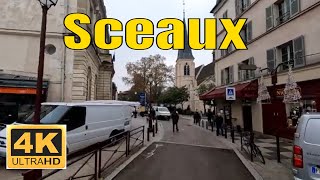 Sceaux 4K Driving French region [upl. by Emelina]