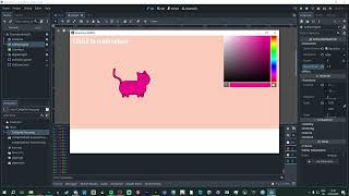 Sprite Animation  Colour Modulate test  Godot Demo [upl. by Adnahsal]