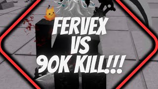 90K KILL VS FERVEX1v1 global trending trend roblox thestrongestbattlegrounds ez tech combo [upl. by Ardyce671]