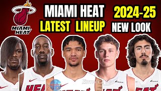 Miami Heat Latest lineup 202425 NBA update [upl. by Qiratla]