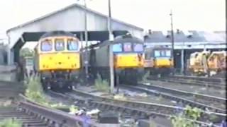 Hither Green Depot Visit 1991 [upl. by Yanahs]