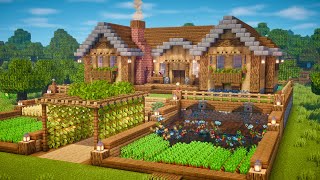 Minecraft Tutorial  How to Build a 2 Player Survival House [upl. by Colline96]