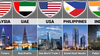 Tallest Building From Different Countries [upl. by Lanta]