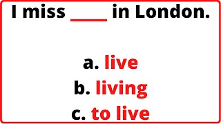 English Grammar Quiz Gerund vs Infinitive  Whats The Difference  English MasterClass [upl. by Arraeit]