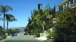 Laguna Beach Drive Dashcam  Alta Vista Way Solana Way [upl. by Hamal]