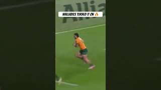 Wallabies Turned It On 🔥 youtubeshorts shorts wallabies englandrugby rugby rugbyhighlights [upl. by Bonne]