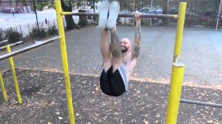 Hanging Leg Raise Exercise Progressions [upl. by Lach]