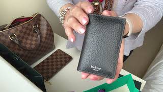 Unboxing Mulberry Folded Card Case  Always Sophie [upl. by Airakaz565]