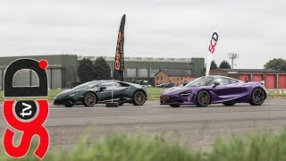 McLaren 720S v Huracan Performante  BOTB Drag Race  SCD Drag Races [upl. by Nasaj413]