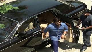 Look at Chiranjeevis Rolls Royce Car  Gultecom [upl. by Ailisec]