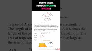 Area of a Trapezoid SAT Geometry Question [upl. by Salaidh195]