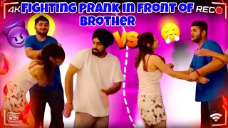 fighting prank on brothershockingDay11✅90days challengemanishachaudhary pranks funny [upl. by Nisior332]