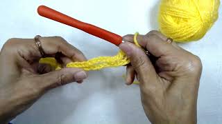 How To Crochet The Diamond Mesh Stitch Left Hand Version [upl. by Helmut]