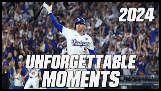 MLB  Unforgettable Moments 2024 [upl. by Dnomal]