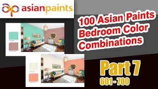 1000 Asian Paints color combinations 1 to 100 video 7 [upl. by Leavy]