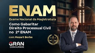 Exame Nacional da Magistratura  Como Gabaritar Direito Processual Civil no 2º ENAM [upl. by Michella]