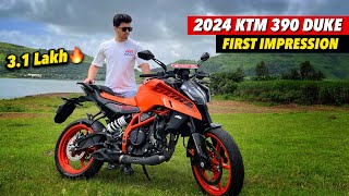 2024 KTM 390 Duke New Model  First Impression [upl. by Missie621]