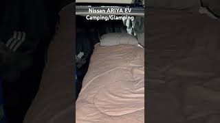 Glamping amp Camping In EV CUV Nissan ARIYA carcamping teslacamping sleepingincar ev [upl. by Yrreg135]