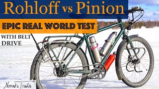 First 1200 km – Pinion vs Rohloff wbelt – Whats the BEST DRIVETRAIN – sidebyside test  EPS 1 [upl. by Kussell]