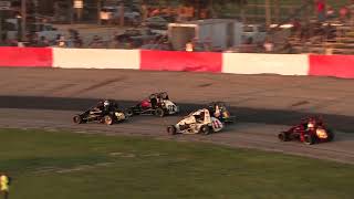 7192024 Grundy County Speedway Midwest Mayhem Midget Heat 1 [upl. by Anyr]