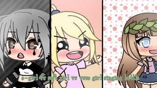 Egirl vs Soft girl vs Vsco girlGacha life singing battle [upl. by Nailimixam361]