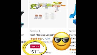 NERF Modulus Longstrike CS6  On For A Great Deal shorts nerf nerfblaster blasters [upl. by Mada22]