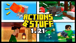 A MELHOR TEXTURA REALISTA PARA O MINECRAFT BEDROCK 121 ACTIONS AND STUFF [upl. by Alvin724]