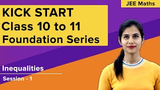 Linear Inequalities Class 11 Maths Ch6  JEE Foundation Concepts amp Questions  JEE Main 2022 Exam [upl. by Arella]